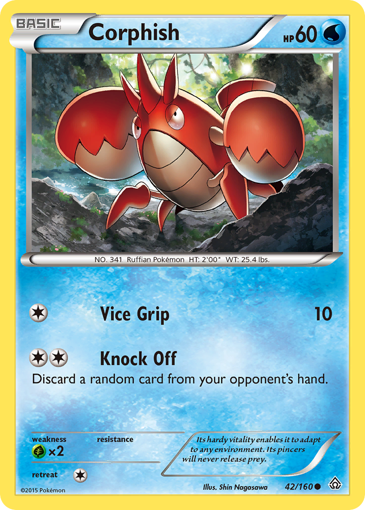 Corphish — illustrated card