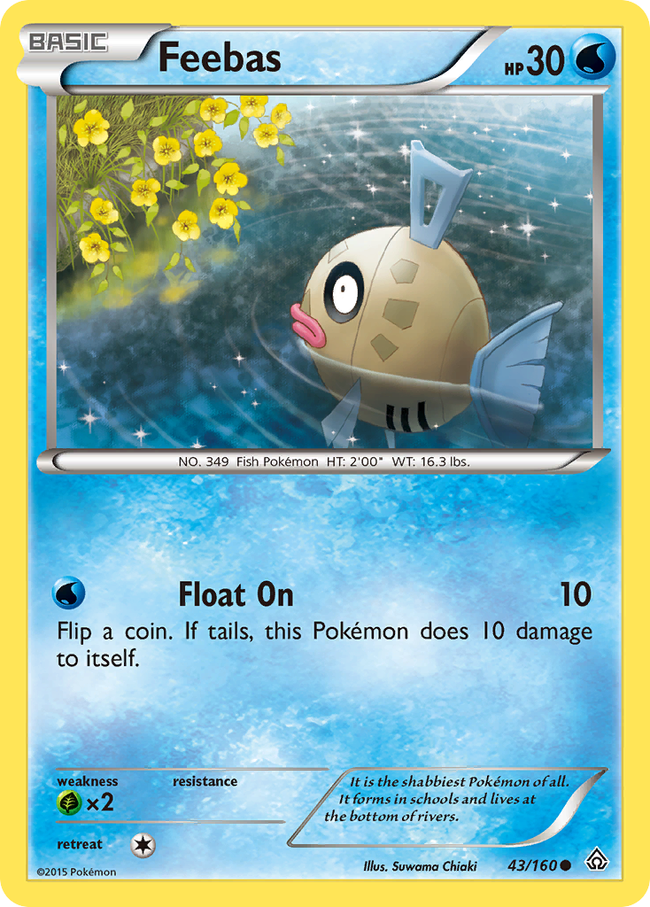 Feebas — illustrated card
