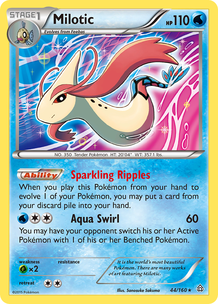 Milotic — illustrated card