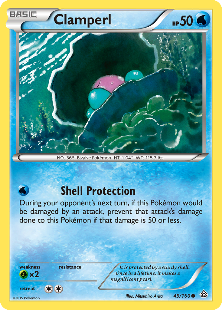 Clamperl — illustrated card