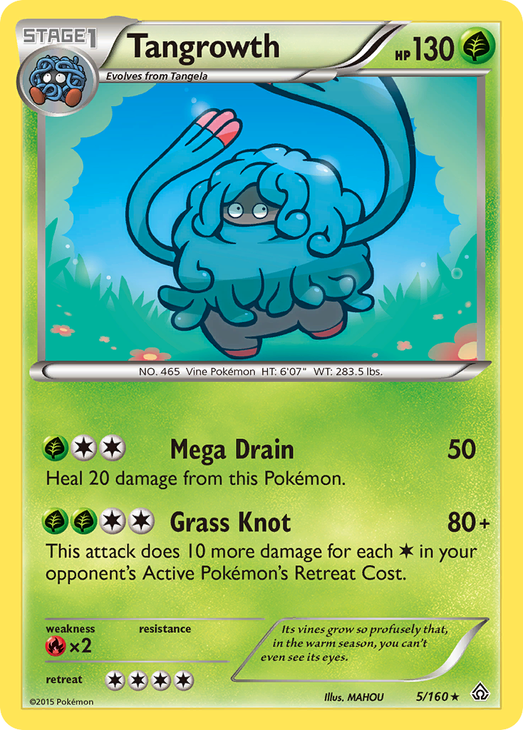 Tangrowth — illustrated card