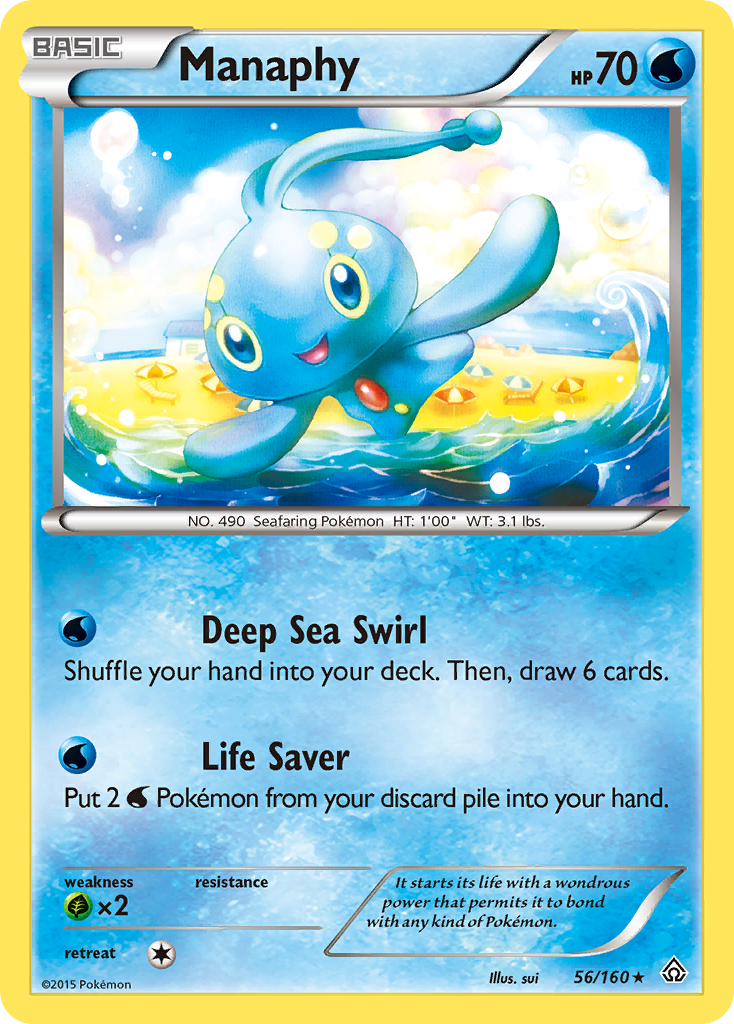 Manaphy — illustrated card