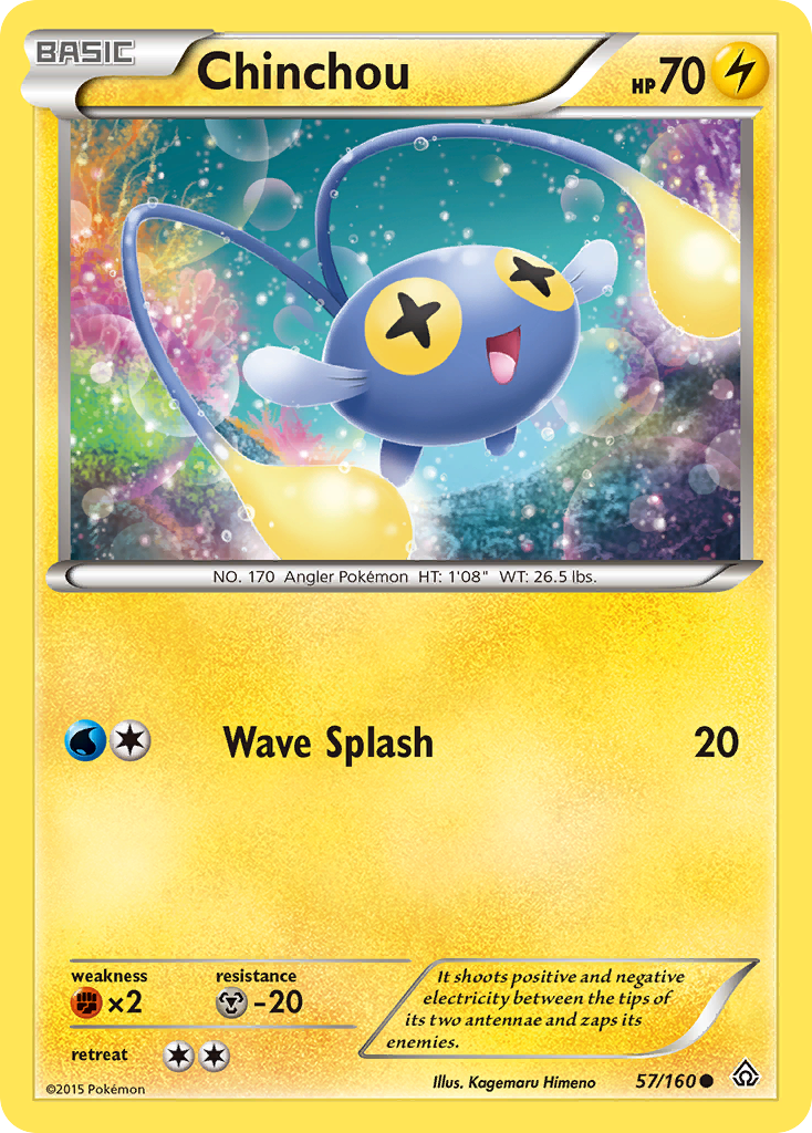 Chinchou — illustrated card