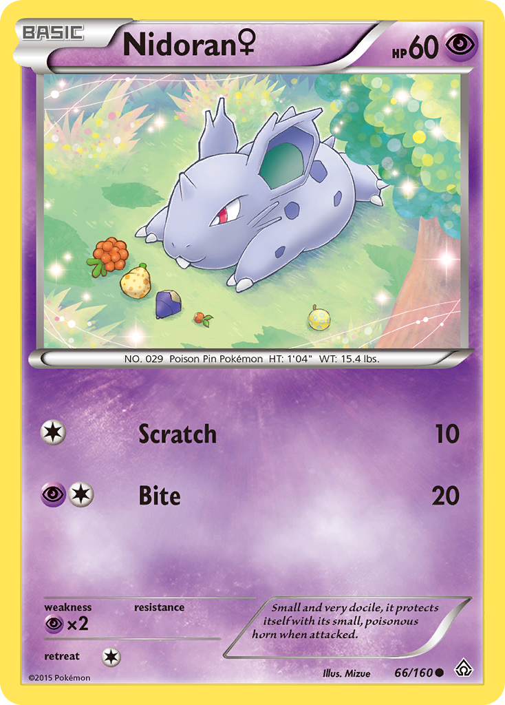 Nidoran ♀ — illustrated card