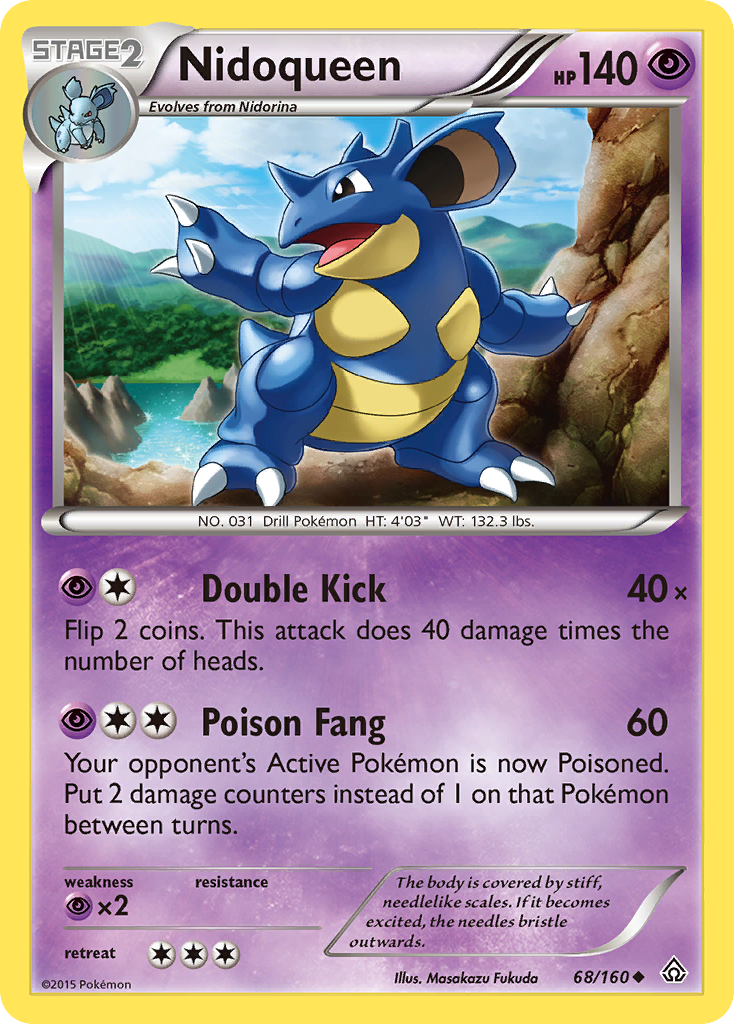 Nidoqueen — illustrated card