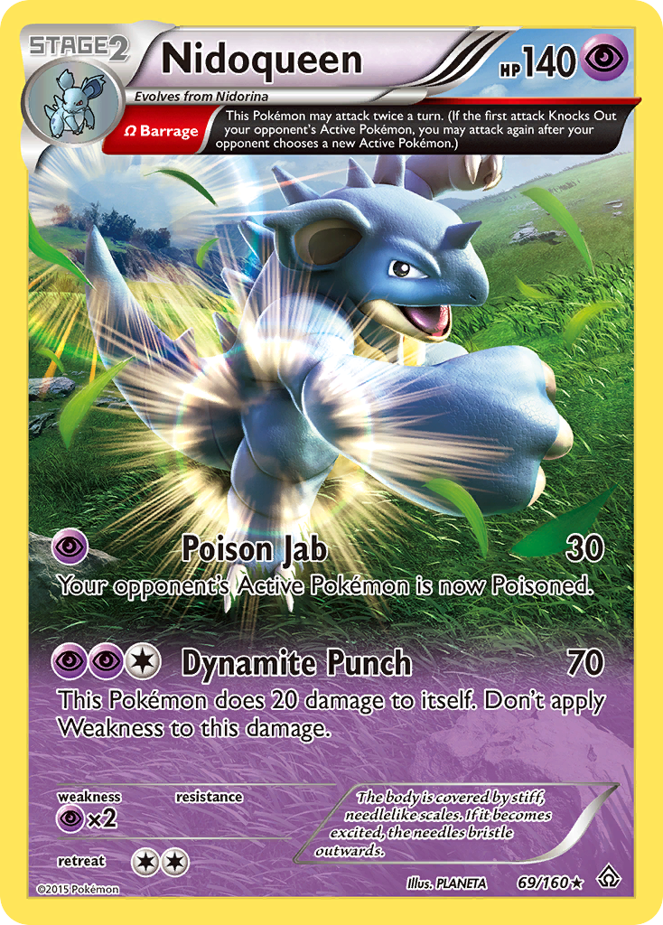 Nidoqueen — illustrated card