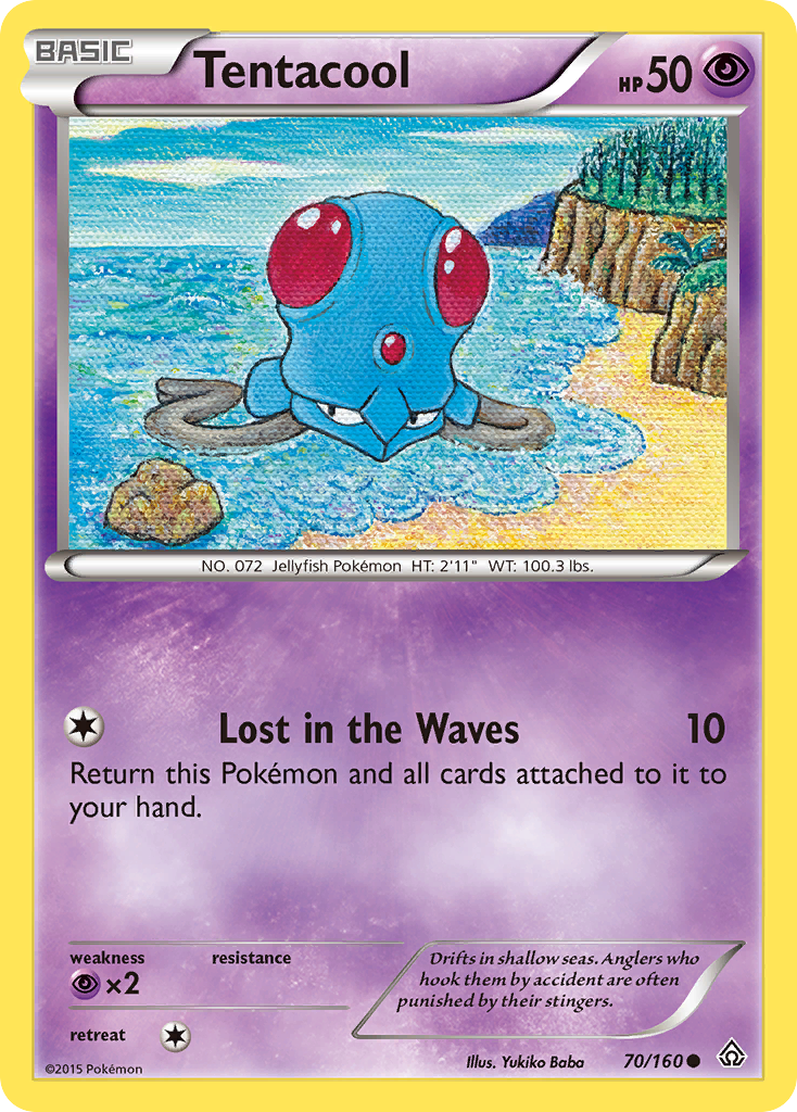Tentacool — illustrated card