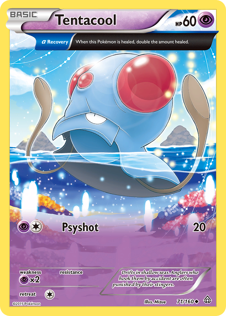 Tentacool — illustrated card