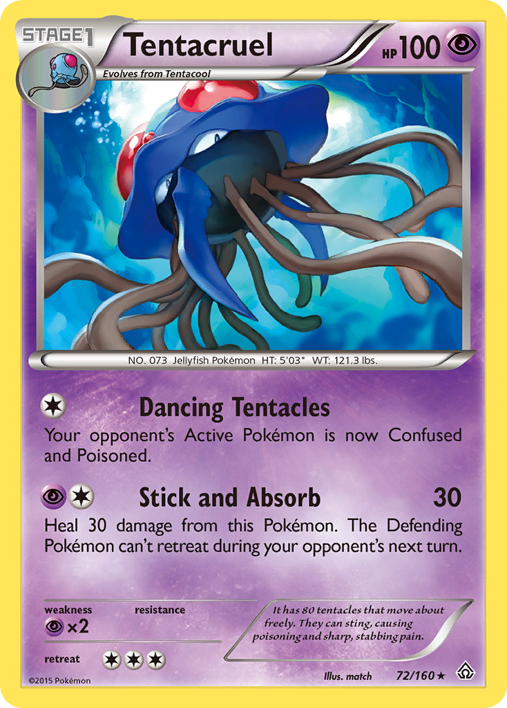 Tentacruel — illustrated card