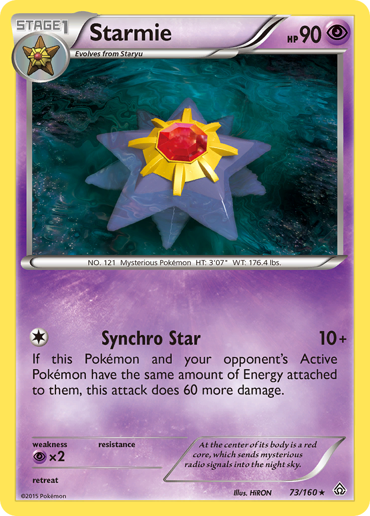 Starmie — illustrated card
