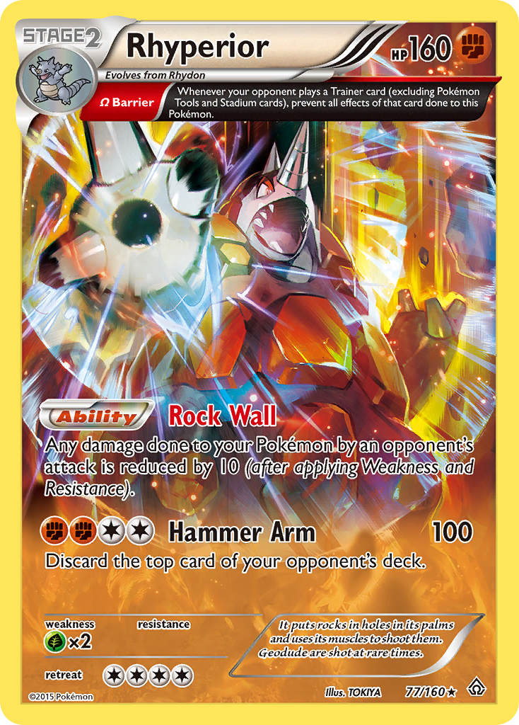 Rhyperior — illustrated card