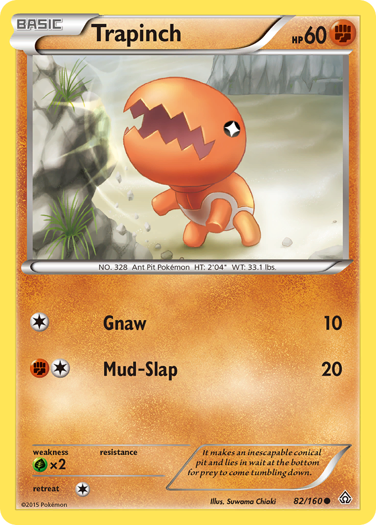 Trapinch — illustrated card