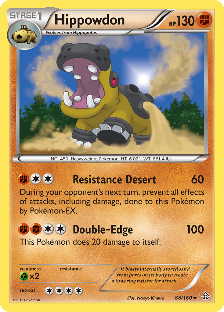 Hippowdon — illustrated card