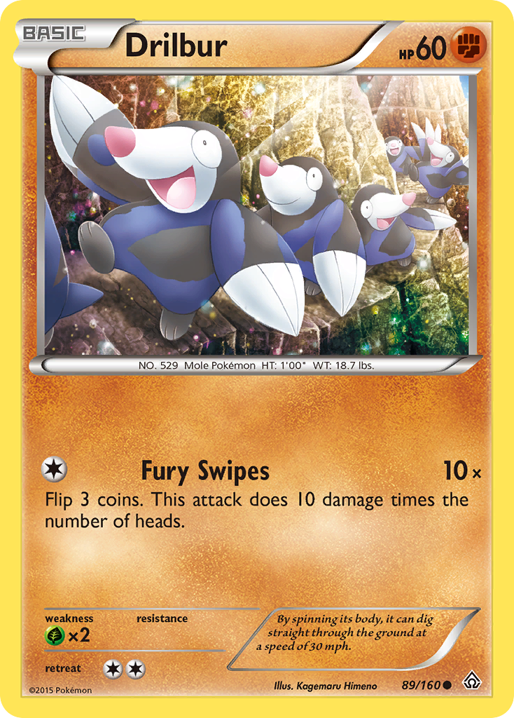 Drilbur — illustrated card