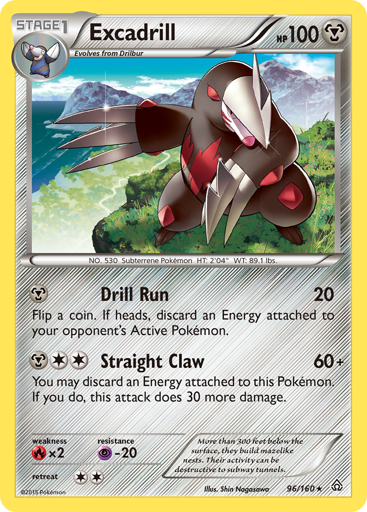 Excadrill — illustrated card