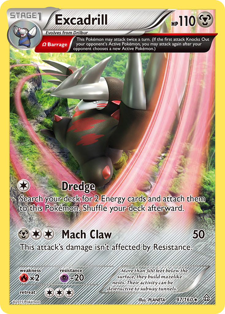 Excadrill — illustrated card