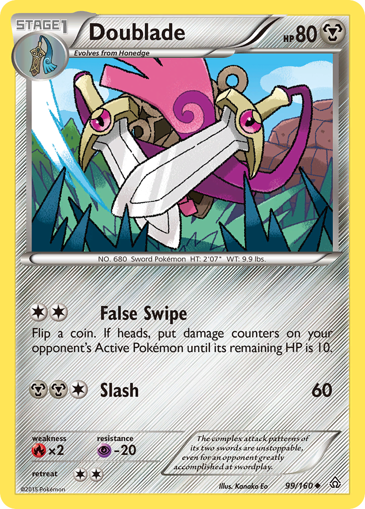 Doublade — illustrated card