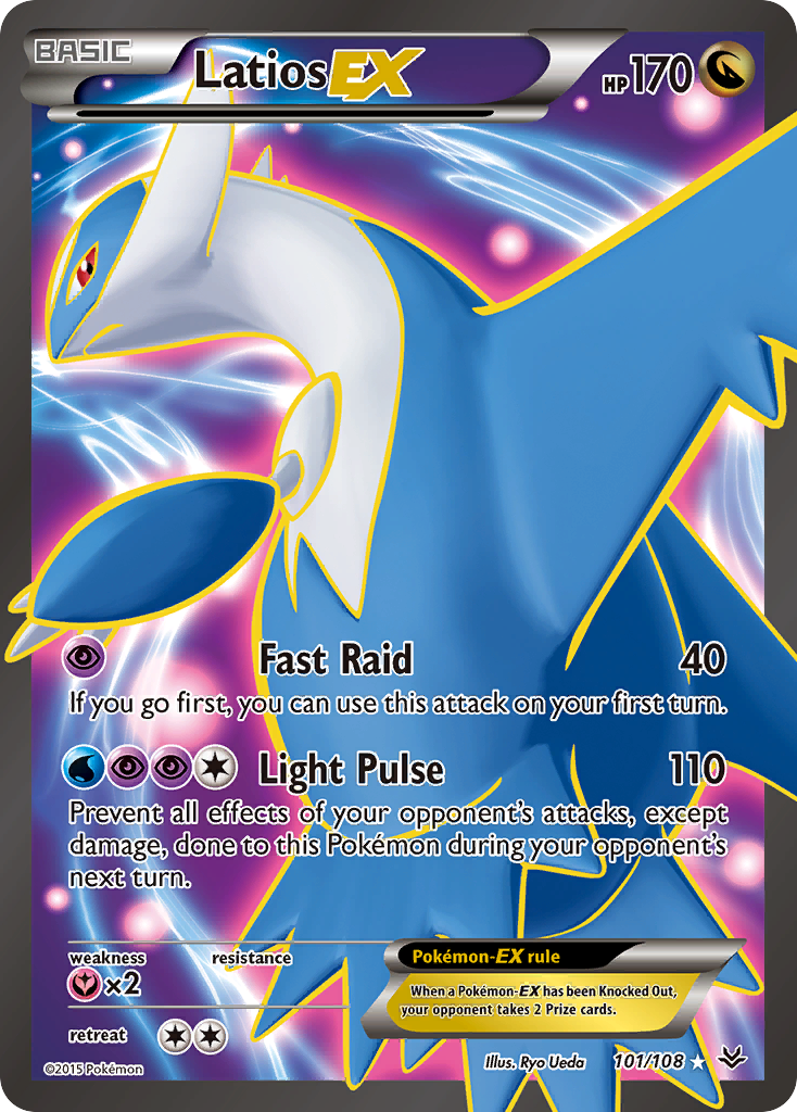 Latios-EX — illustrated card