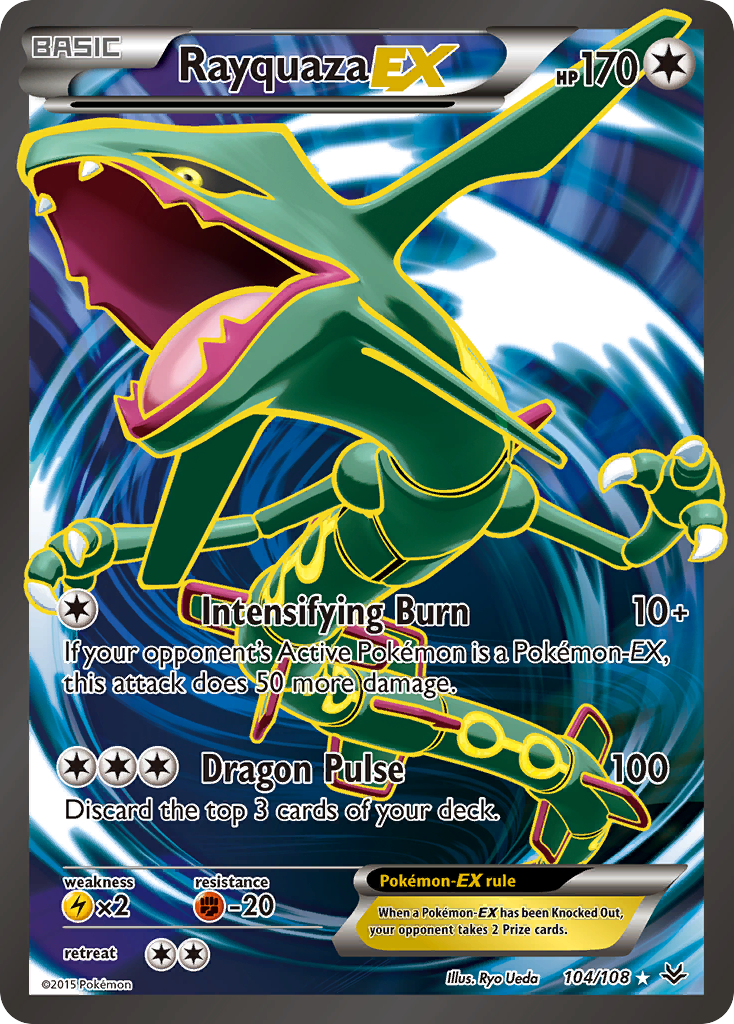 Rayquaza-EX — illustrated card