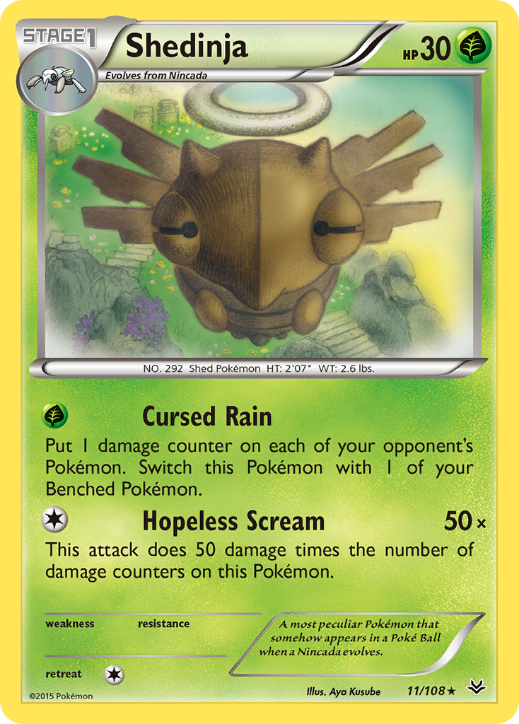 Shedinja — illustrated card