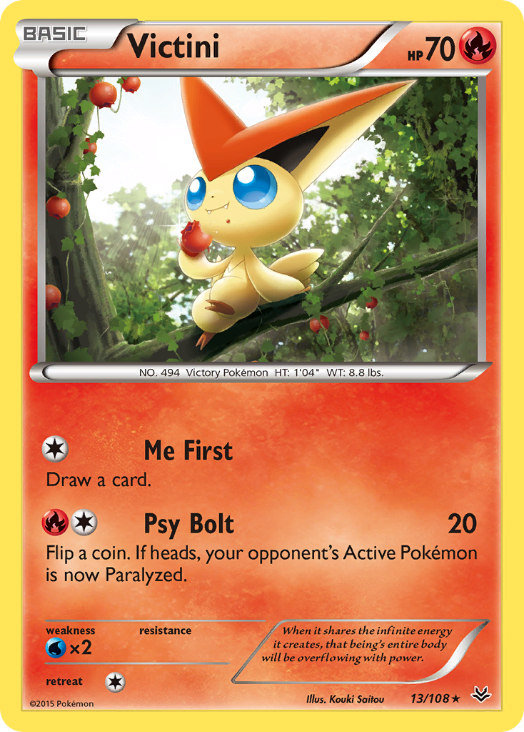 Victini — illustrated card
