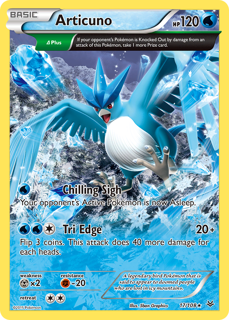 Articuno — illustrated card