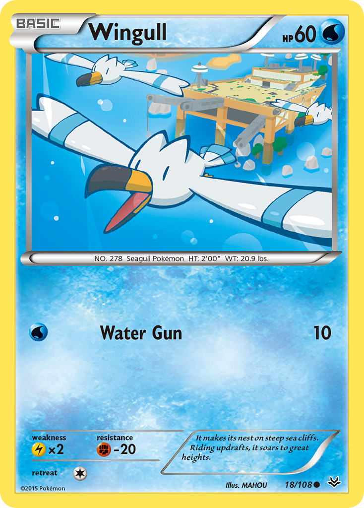 Wingull — illustrated card