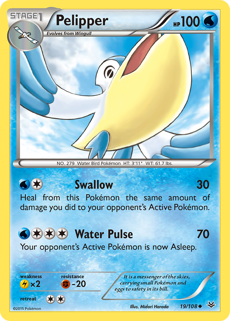 Pelipper — illustrated card