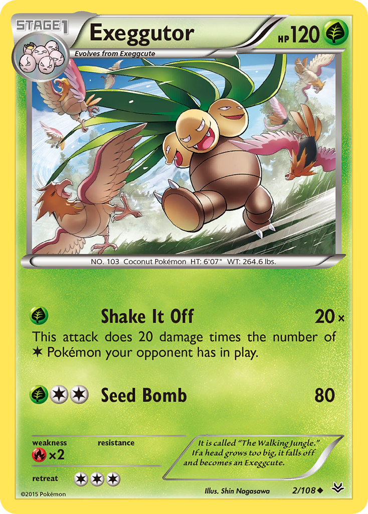 Exeggutor — illustrated card