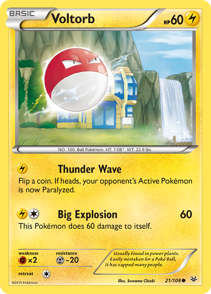 Voltorb — illustrated card