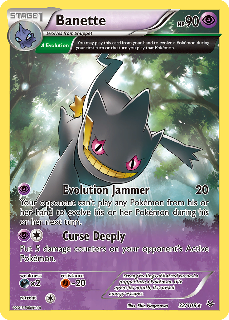 Banette — illustrated card