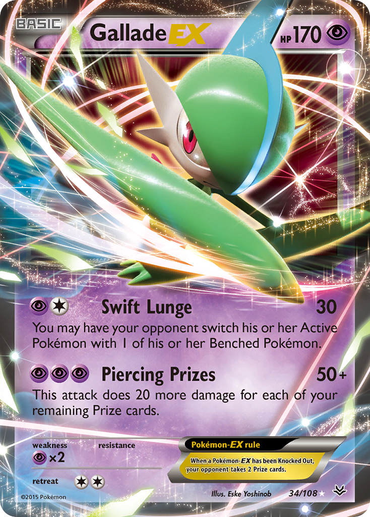 Gallade-EX — illustrated card