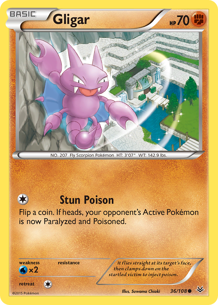 Gligar — illustrated card