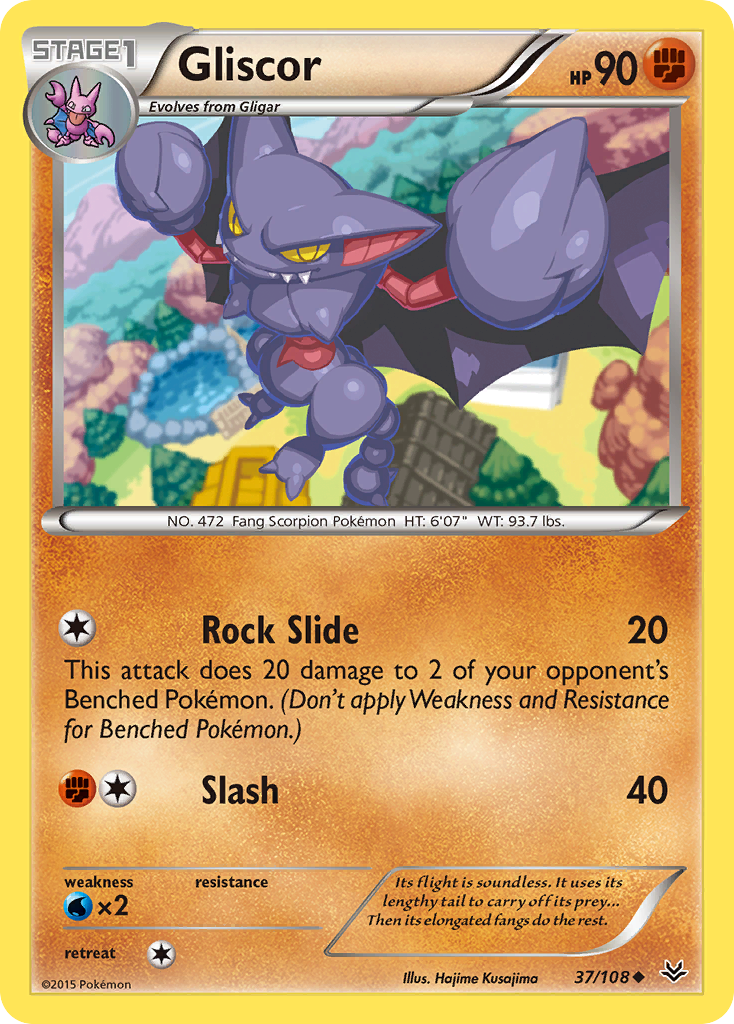 Gliscor — illustrated card