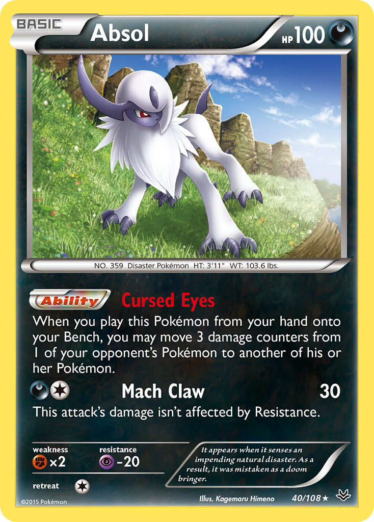 Absol — illustrated card