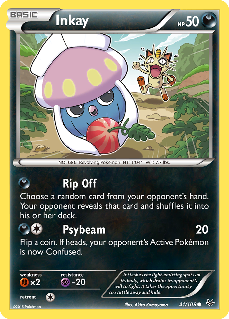 Inkay — illustrated card