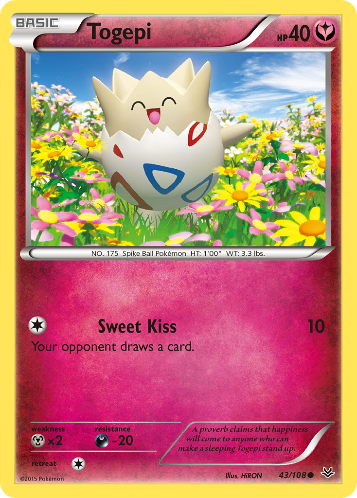 Togepi — illustrated card