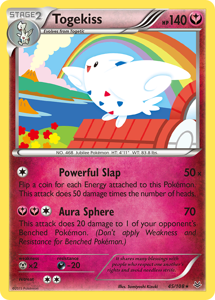 Togekiss — illustrated card