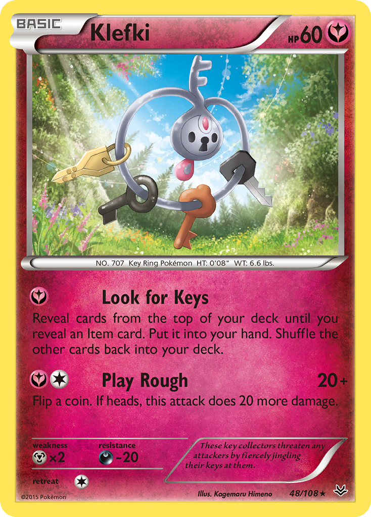 Klefki — illustrated card