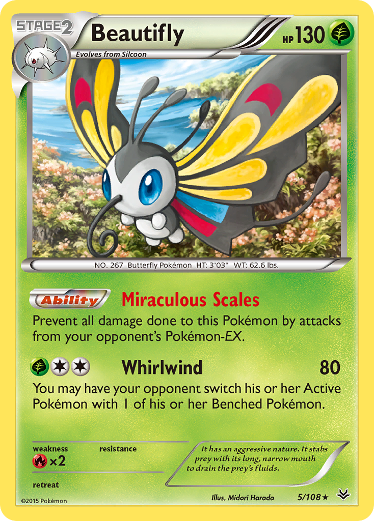 Beautifly — illustrated card