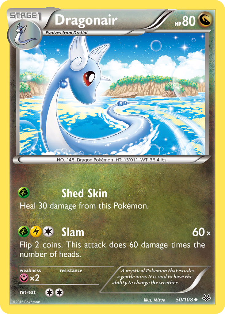 Dragonair — illustrated card