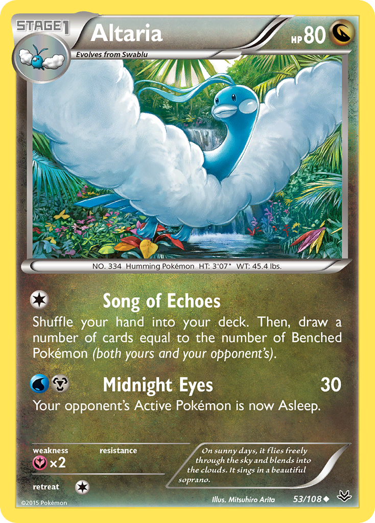 Altaria — illustrated card