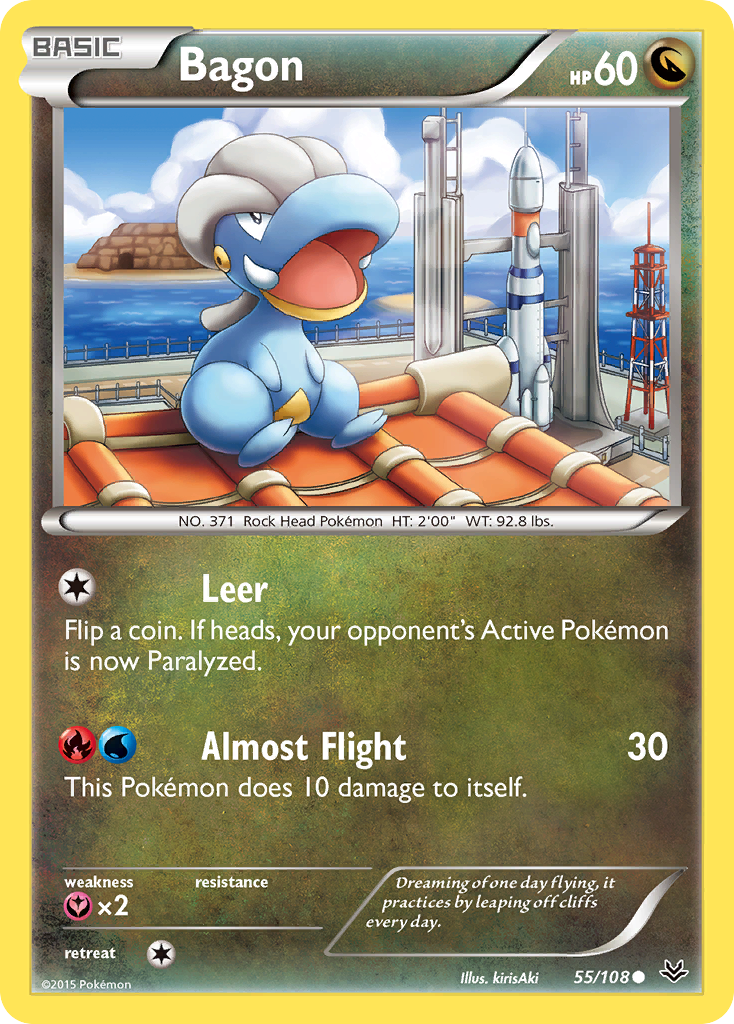 Bagon — illustrated card