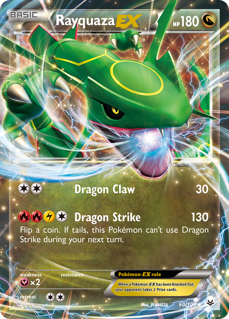 Rayquaza-EX — illustrated card
