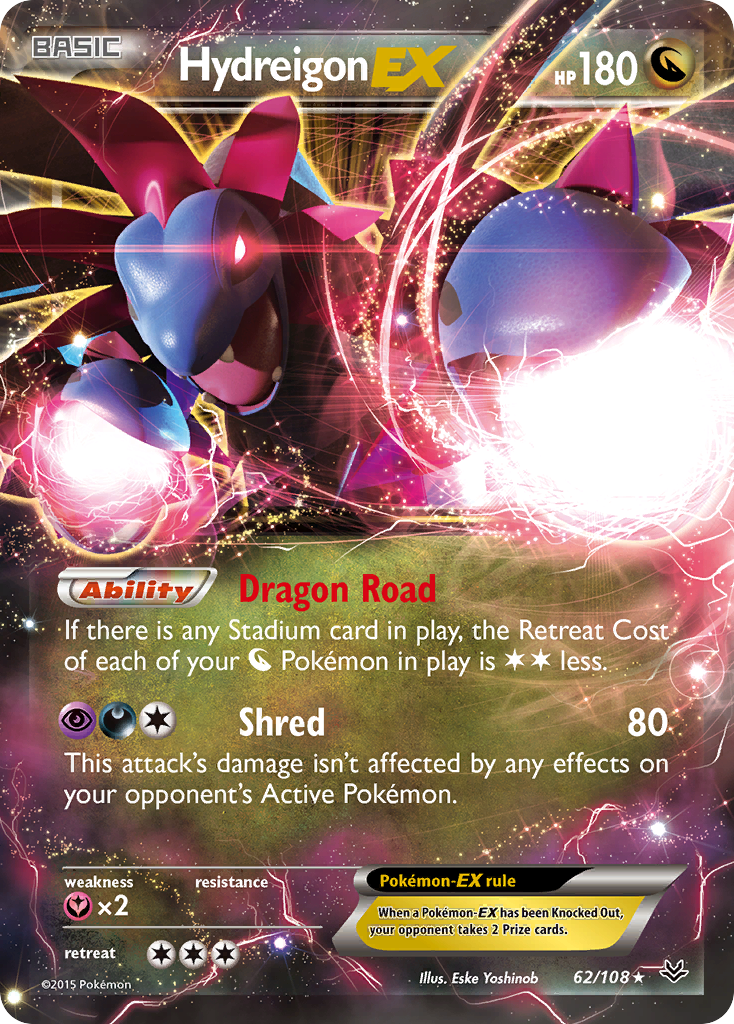 Hydreigon-EX — illustrated card