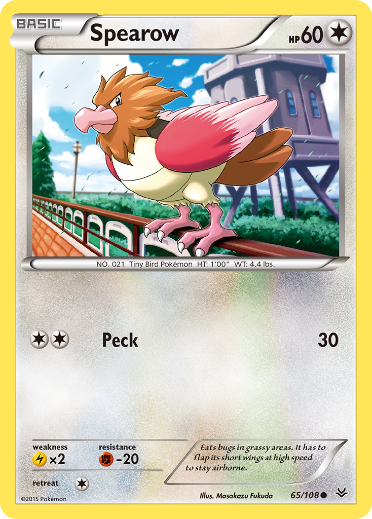 Spearow — illustrated card