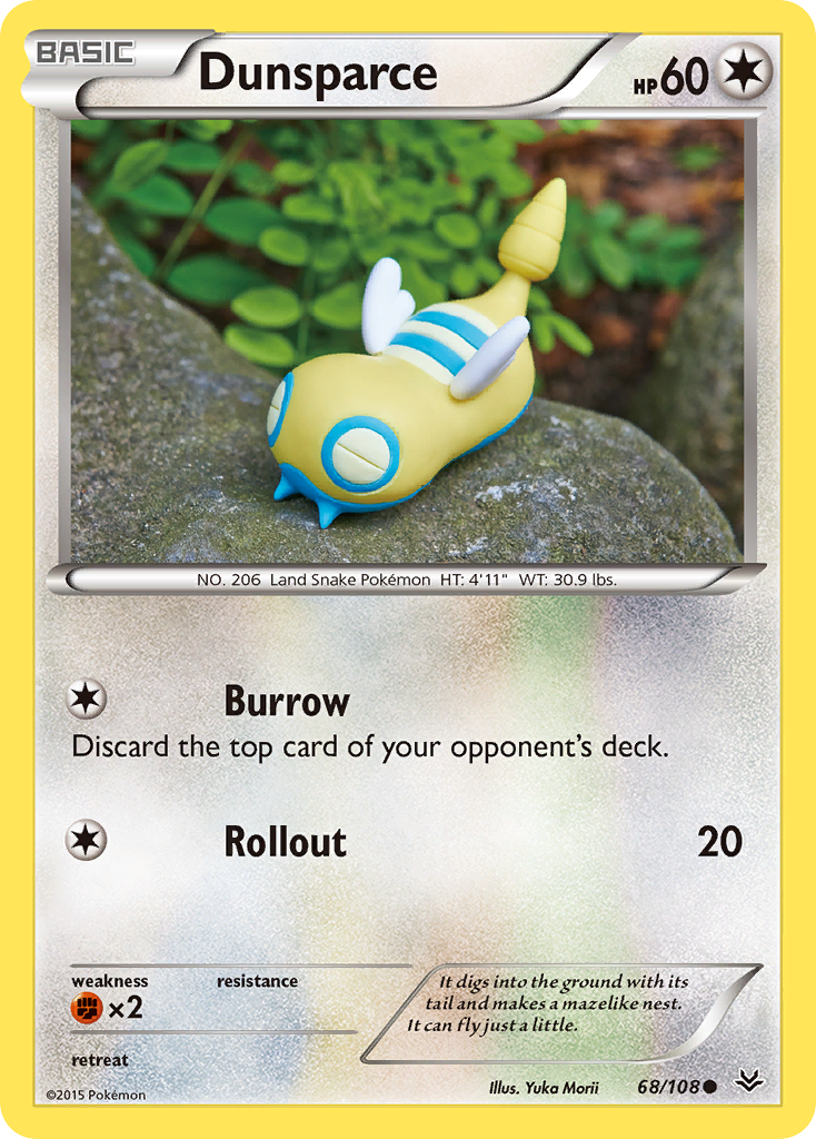 Dunsparce — illustrated card