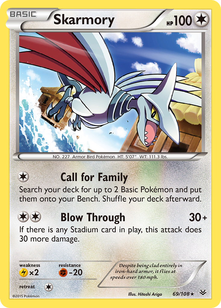 Skarmory — illustrated card