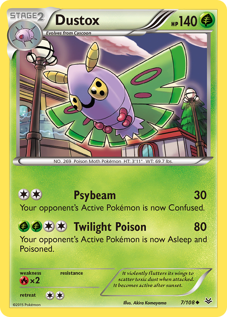 Dustox — illustrated card