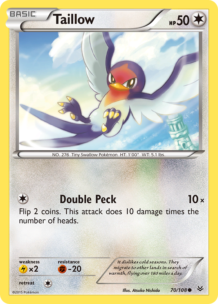 Taillow — illustrated card